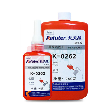 卡夫特 KAFUTER 红⾊螺纹锁固剂 K-0262 250g/瓶 (红色)