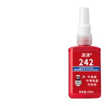 辰渼 中强度螺丝胶厌氧胶水防松胶 242 50ML (蓝色)