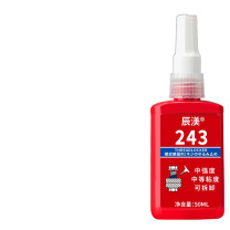 辰渼 中强度螺纹锁固剂耐高温密封胶 243 50ML (蓝色)