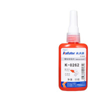 卡夫特 KAFUTER 螺纹锁固胶 K-0262 50g/支 (红色)