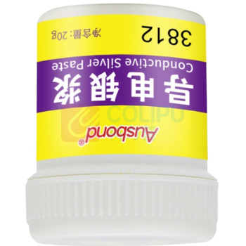 奥斯邦 3812导电银胶 3812 电路补银漆笔银浆液晶屏压屏速干银粉粘接遥控按键加温固化胶水20克