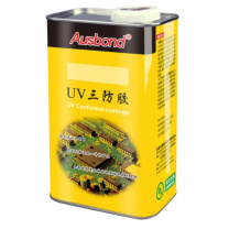 奥斯邦 UV40紫外线光固化UV三防漆 UV40 湿气双重固化防水三防胶PCB线路板绝缘防潮电机线圈保护胶1KG