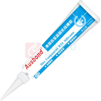 奥斯邦 703单组份室温固化硅橡胶 703 有机硅防水密封胶耐高温耐油绝缘电子元器件固定胶白色100ml*10支