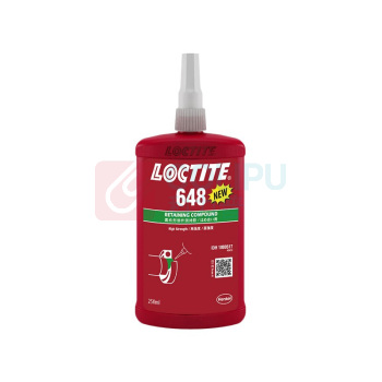 乐泰 loctite 圆柱固持胶 648 250ml/瓶 (绿色) 高强度低粘度耐高温