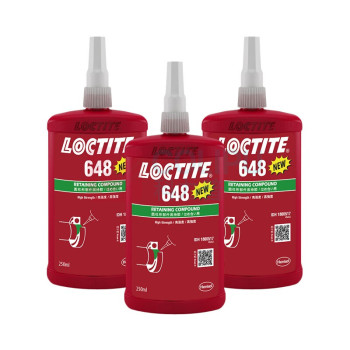 乐泰 loctite 圆柱固持胶 648 250ml/瓶 (绿色) 高强度低粘度耐高温