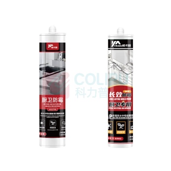 威卡固 防霉厨卫密封胶 玻璃胶防水中性硅酮 VGS798 300ml (透明)
