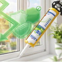 哥俩好 防霉中性硅酮胶玻璃胶 688 270mL 胶+胶枪/套