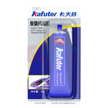 卡夫特 KAFUTER 硅酮免垫片密封胶 K-587 净含量:90g/支 (蓝色)