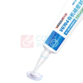 威卡固 有机硅密封胶 VG704/WL 45g/支10支 (白色流淌型)