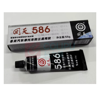 回天 硅酮免垫密封胶 586 55克 (黑色)