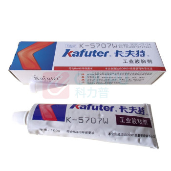 卡夫特 kafuter 有机硅密封胶 K-5707W 100g/支 (白色) 室温固化工程塑料粘接