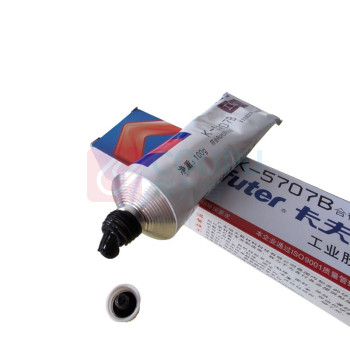 卡夫特 kafuter 有机硅密封胶 K-5707B 100g/支 (黑色) 室温固化工程塑料粘接