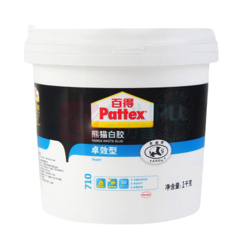 汉高百得 Pattex 熊猫白胶 710 1kg/桶 卓效性
