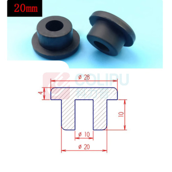罗德力 耐高温硅橡胶堵孔塞 A常规 20mm 10个/组