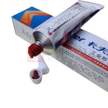 卡夫特 KAFUTER 有机硅粘接密封胶 K-5903H 100g/支 (红色) 高耐热型膏状