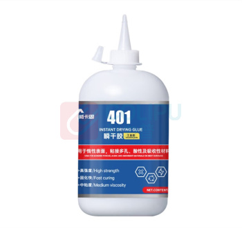 威卡固 胶水 401 500g (透明) PVC强力胶水 通用型瞬干胶夫速金属塑料纸张木材快干胶透明