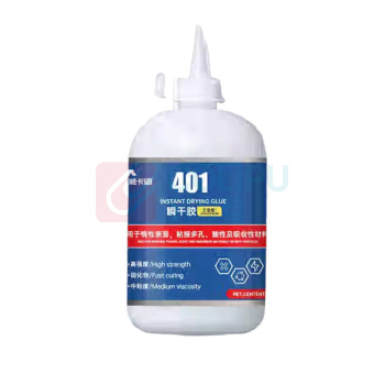 威卡固 胶水 401 500g (透明) PVC强力胶水 通用型瞬干胶夫速金属塑料纸张木材快干胶透明