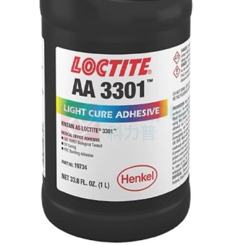 乐泰 loctite 光固化丙烯酸UV胶 3301 1L/瓶 (淡黄色) 通用
