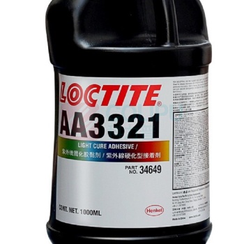 乐泰 loctite 光固化丙烯酸UV胶 3321 1L/瓶 (无色) 高粘度