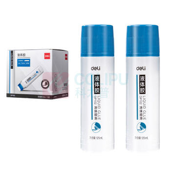 得力(deli) 液体胶 DP102 125ml 125ml PVAL 12支/盒 盒