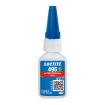 乐泰 loctite 强力快干胶水 PVC塑料活性瞬干胶塑料橡胶金属通用胶水 495 20g 1支