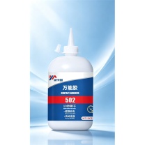 威卡固 502强力胶水 500g 万能胶玻璃陶瓷金属塑料PVC木材低味粘合速干胶水