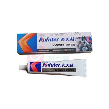 卡夫特 KAFUTER 散热粘接硅胶 K-5202 灰色 80克/支 灰色