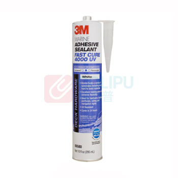 3M 白色密封胶 玻璃陶瓷结构粘接轮船汽车游艇 防水耐腐蚀 4000UV 295ml/支