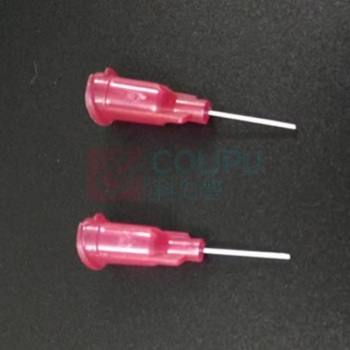 佳和盛 点胶针头 25G Φ0.51×φ0.25×6mm_塑座不锈钢 (粉色)