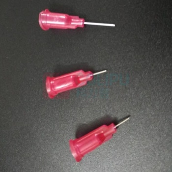 佳和盛 点胶针头 25G Φ0.51×φ0.25×6mm_塑座不锈钢 (粉色)