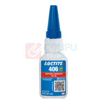 乐泰 loctite 瞬干胶 406型 20g (无色) 低粘度