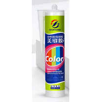 骄富 玻璃胶防水厨卫美容胶密封胶中性 300ML 米黄色 5支/组