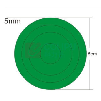 荣茂达 仪表盘点检标识贴 直径5厘米,圆弧宽度3mm (红色绿色(随机发))