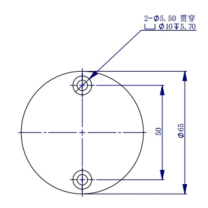 龙仕康 硅胶堵头 CZJ-4 直径65mm*厚度12mm定制