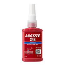 乐泰 loctite 通用型防水耐油中等强度螺丝胶 螺纹锁固厌氧胶剂中强度可拆卸 243 50ml (蓝色)