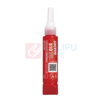 乐泰 loctite 平面密封强力胶 耐高温厌氧胶剂 适用于刚性法兰 膏状 510 50ml (粉红色)
