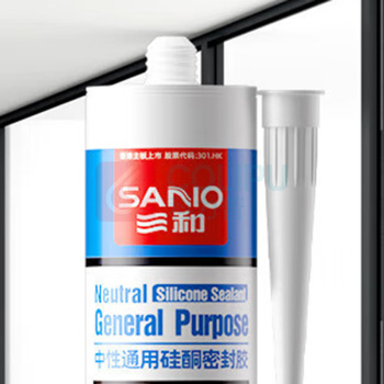 三和 SANO 玻璃胶 EC301 270ml (瓷白)
