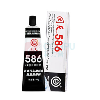 回天586 免垫密封胶 免垫硅酮密封胶 黑色