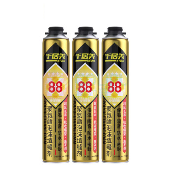 千居美 qianjumei 高密度型发泡胶 900g750ml (白色) 12支/箱