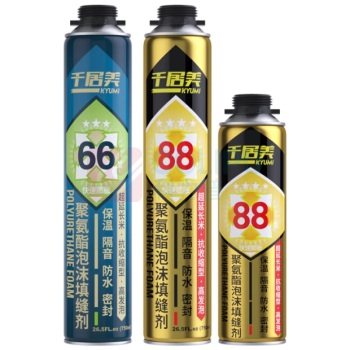 千居美 qianjumei 高密度型发泡胶 900g750ml (白色) 12支/箱