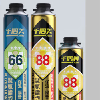 千居美 qianjumei 高密度型发泡胶 900g750ml (白色) 12支/箱