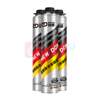 纽盾 聚氨酯发泡胶泡沫胶填缝发泡剂门窗密封隔音堵洞填充剂 / 750ML*3