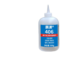 辰渼 透明强力胶水快干高粘度 406-1 500g