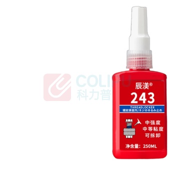 辰渼 螺丝胶防松紧固胶水 243-1 250ML (蓝色)