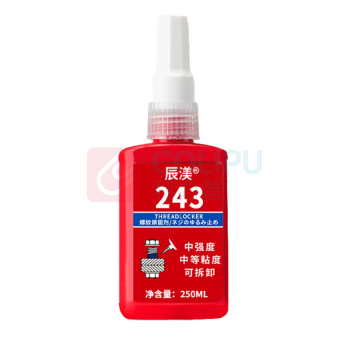 辰渼 螺丝胶防松紧固胶水 243-1 250ML (蓝色)