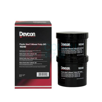 得复康 Devcon 金属修补剂阀门管道修补堵漏快速版 10240 1lb/组 1组装 (黑色)
