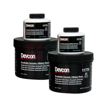 得复康 Devcon Brushable Ceramic 可涂刷陶瓷防护剂 11770s 2lb/组 1组装 (White)