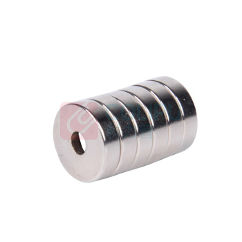 创驰达 圆形带孔强力磁铁 19.5×4.7mm 孔5mm