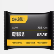 得力 密封胶泥 DL527001;/;40g/包白色 