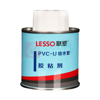 联塑 LESSO PVC-U给水用胶粘剂 500ml 1罐价格  PVC给水管胶水 连接配套材料